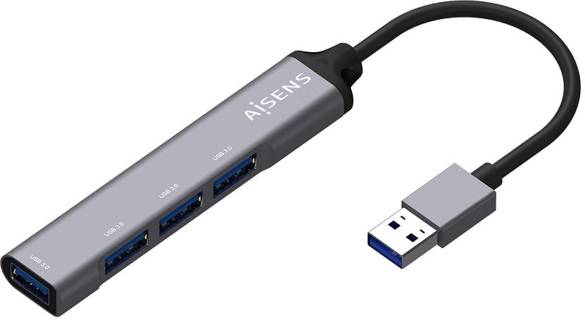 Hub USB 3.0 - 4x USB 3.0 Hembra (10cm) - AISENS