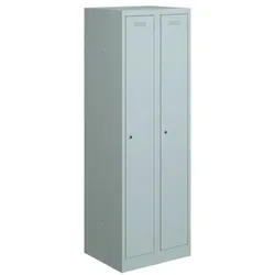 Bisley Garderobenspind »Everyday Locker« 2x 1 Abteil grau, 60x180x50 cm