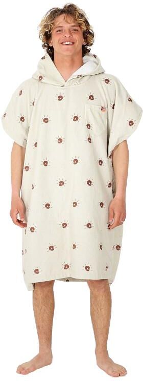 After Essentials  - Beach Poncho Skulls Cream - Poncho de bain