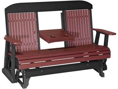 Luxcraft Outdoor All-Weather Poly Lumber Classic Glider
