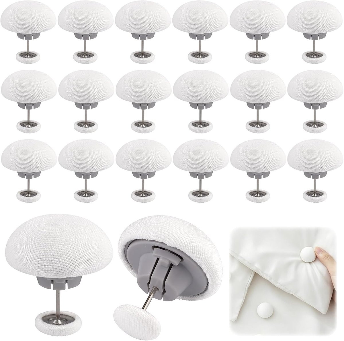 20 stuks Dekbedhouders Fixatieclips voor een perfecte pasvorm