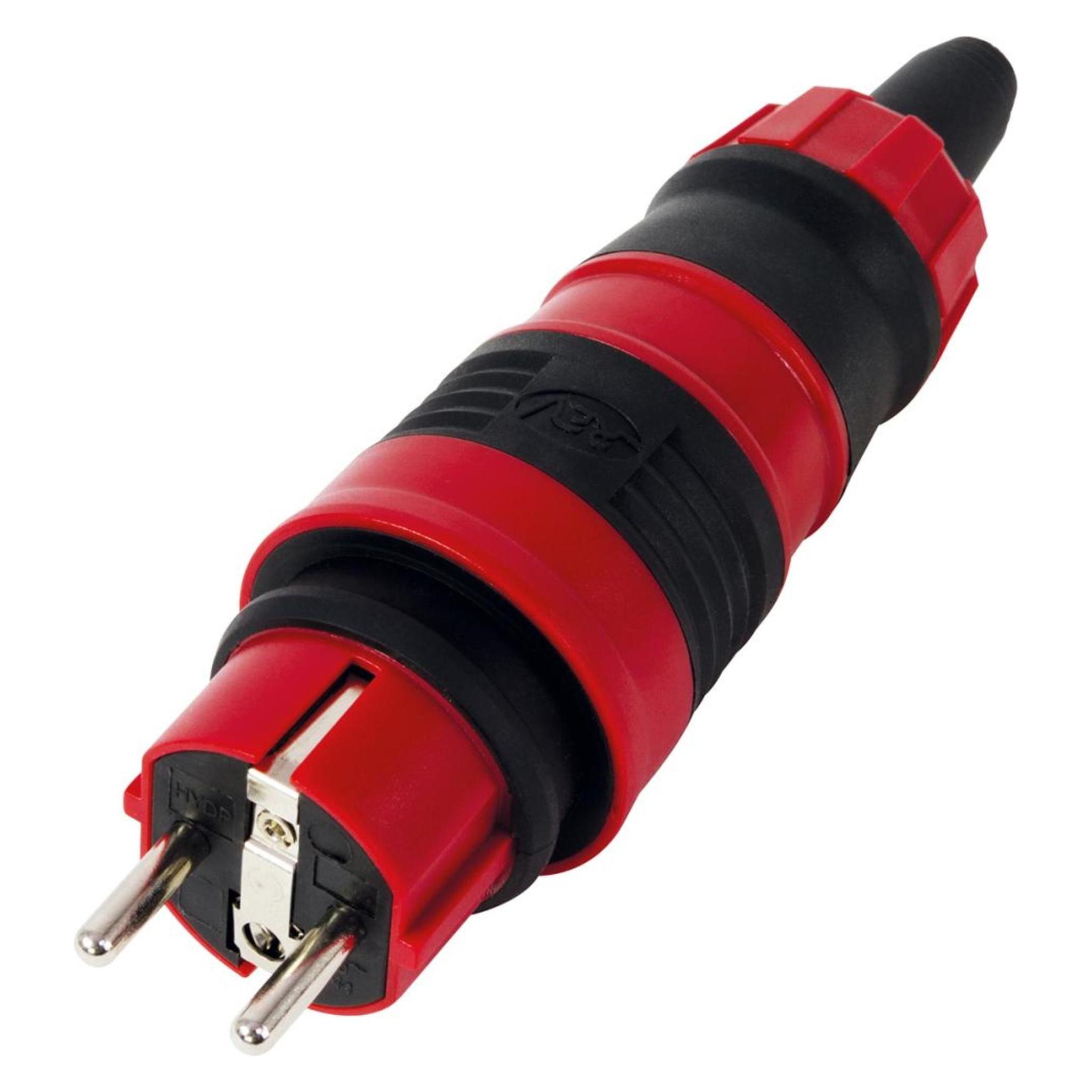 Magni REV PROFI Gummistecker, Schutzkontaktstecker für Aussenbereich IP44, 230VAC, mehrfarbig, 16 x 5 x 5c (0018211000)