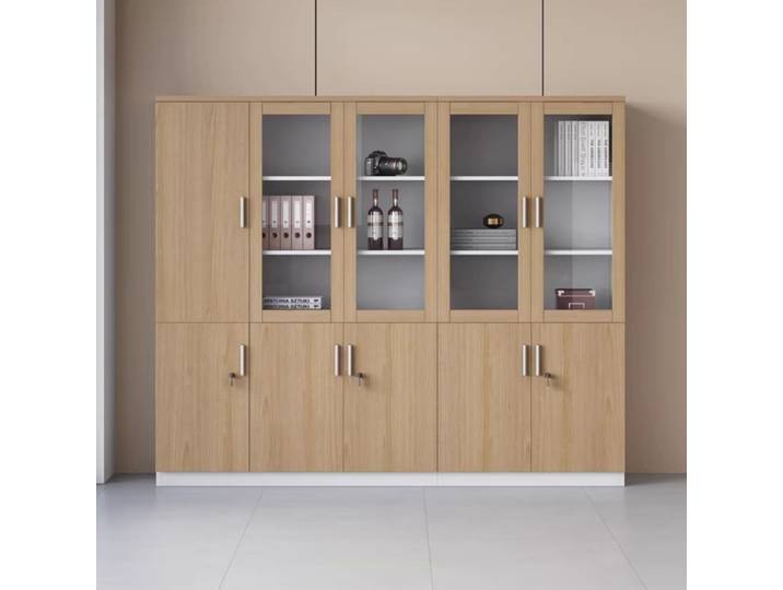 Armoire de rangement simple et moderne, armoire de rangement de bureau, armoires de classement, armoires pour le salon, armoires de rangement, armoire en verre avec serrure