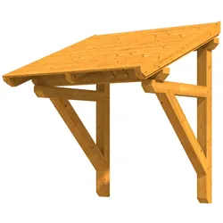 Skan Holz Vordach Potsdam Typ 1 eichehell