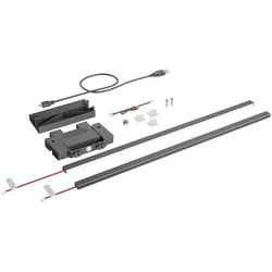 Hettich, Schubladenauszüge, Illumination Designprofil AvanTech YOU NL 600 mm anthrazit