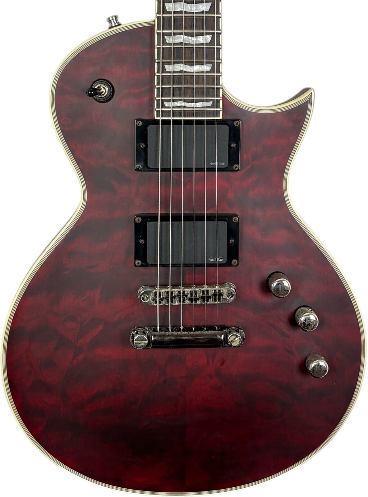 ESP LTD EC-401 2022 - Cerise Noire Transparente Satinée   Cherry Satin - Refurbished