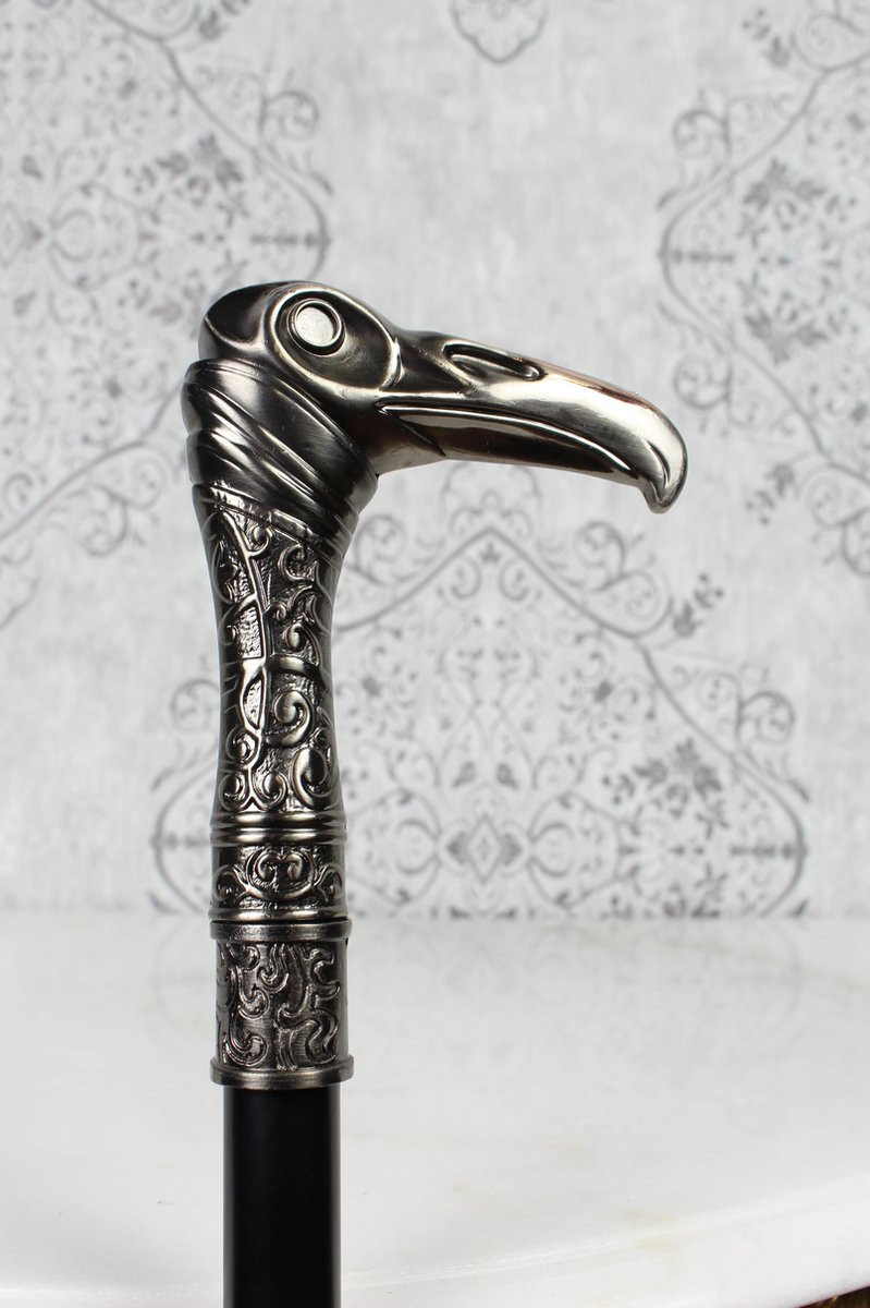 Aluminium Wandelstok met Uniek Vogeldesign voor Volwassenen
