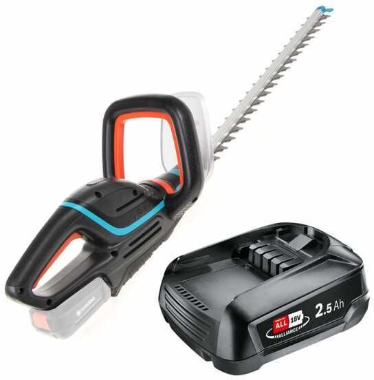 Gardena ComfortCut P4A 60/18V - Tagliasiepi a batteria litio 18V/2.5Ah - Lama da 60 cm