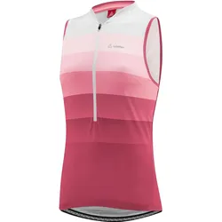 Löffler, Damen, Velotrikot, Women's Bike Sleevless Jersey Halfzip Rainbow (S), Rosa, S