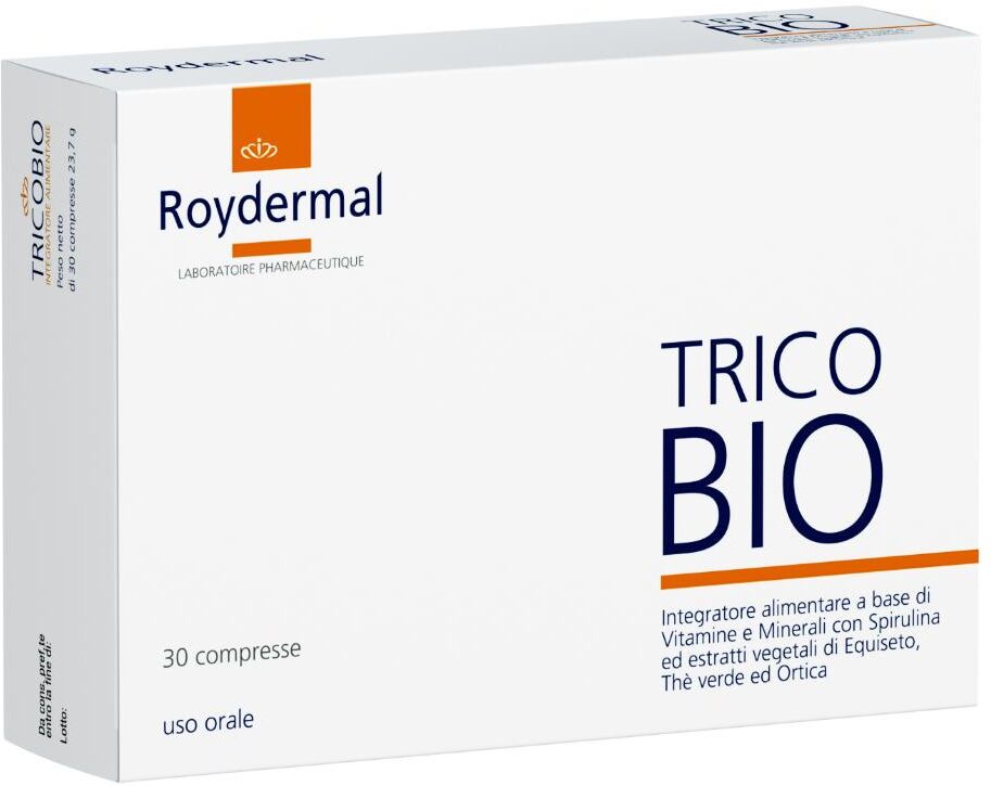 ROYDERMAL Srl Tricobio 30 Compresse - Integratore per Capelli e Unghie