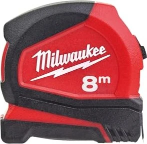 Milwaukee Bandmass Pro-Compact Länge 8 m Breite 25 mm EG II nicht magnetisch (8 m) (4932459594)