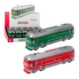Lean Toys Lean Spielzeugeisenbahn Lichteffekte Töne Melodien Lichter Dampf (67992458)