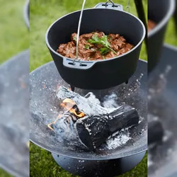 Barbecook Dutch Oven 9 L Junko Kochtopf aus Gusseisen