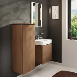hansgrohe Xilesa E Halbhochschrank 54283550 400x350mm, Türanschlag links, Eiche Kaschmir