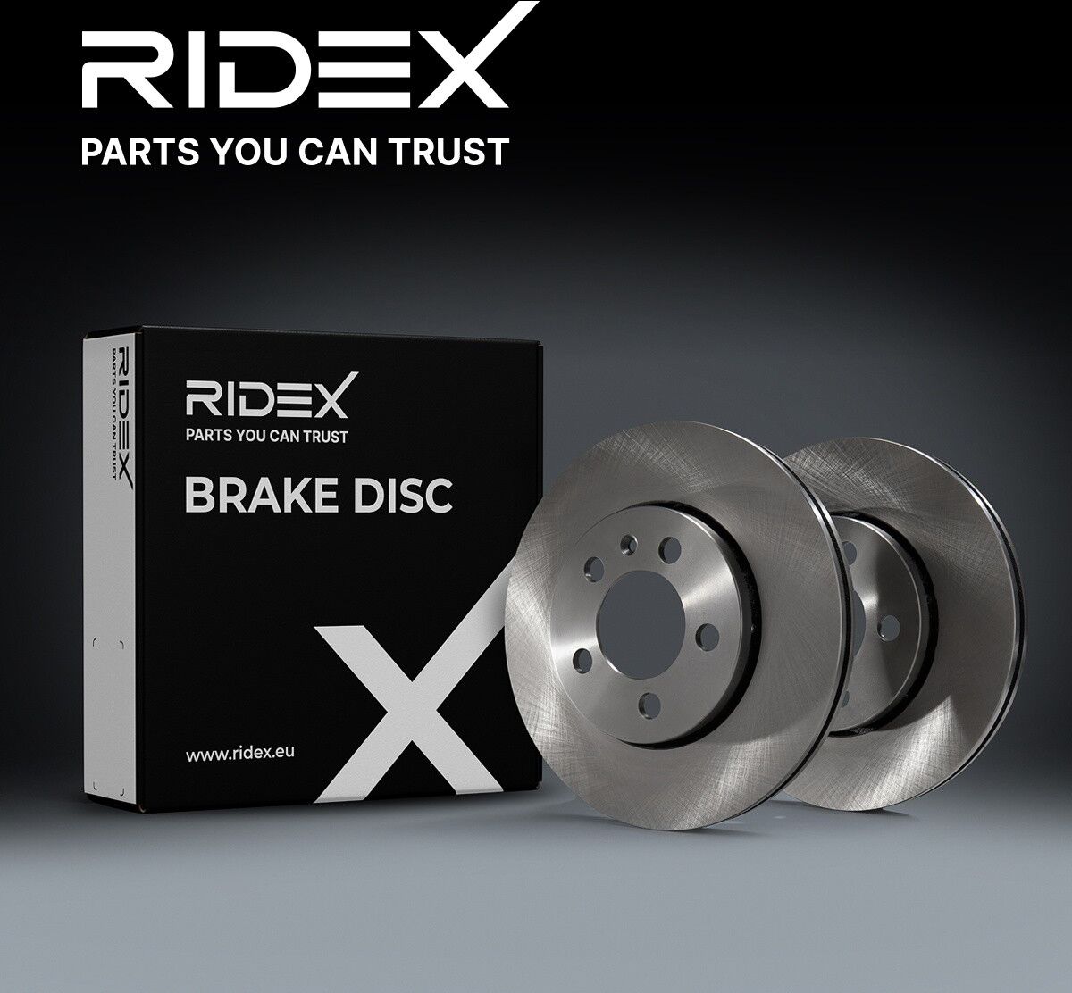 RIDEX 82B0763 Brake disc