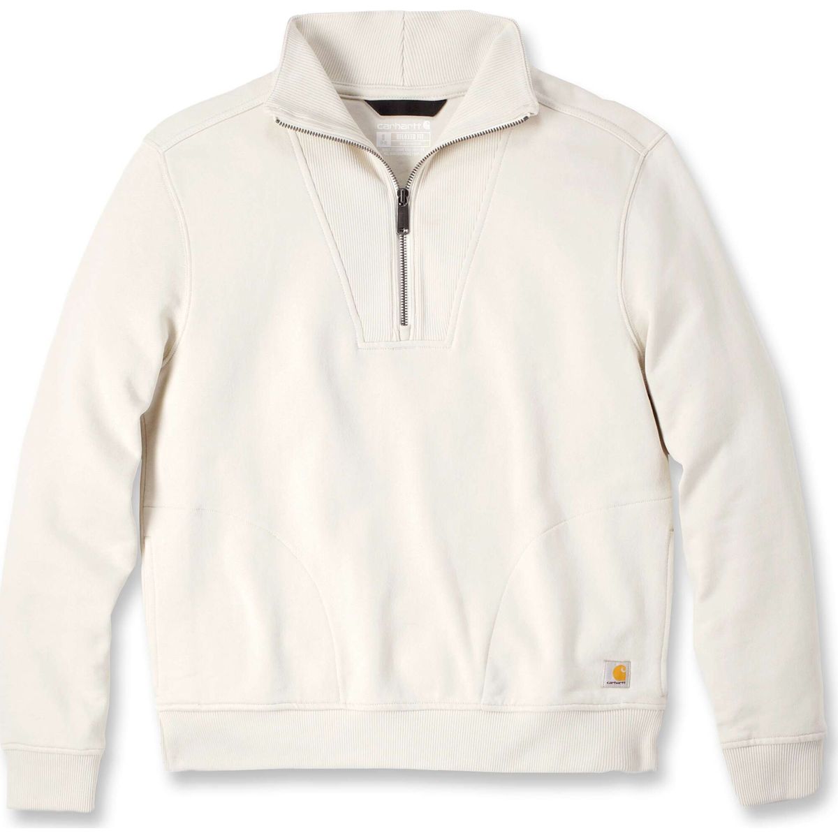 Carhartt Tencel Fiber Series Half-zip Sweatshirt oat milk (A16) L REG 106451-A16LREG