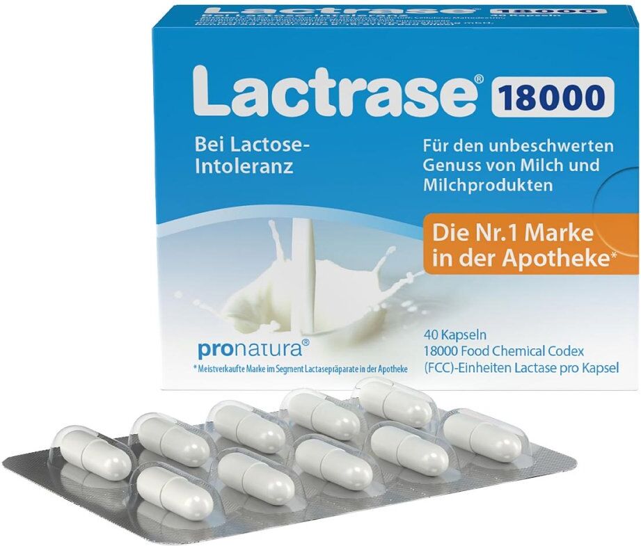 LACTRASE PRO NATURA Lactrase 18.000 Fcc Kapseln