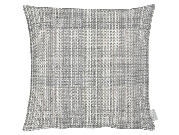 Dekokissen APELT Cona , grau, B:46cm H:0,5cm L:46cm, Polyester, Dekokissen_Sitzkissen_Kissenhüllen, Dekokissen, Outdoor