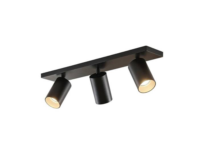Spot en aluminium noir