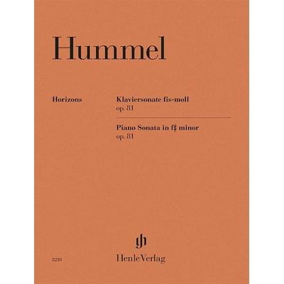 Johann Nepomuk Hummel - Klaviersonate fis-moll op. 81 -