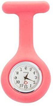 Uplifted Finds Nurse Silicone Fob Pocket Watch Quartz Clip On pink