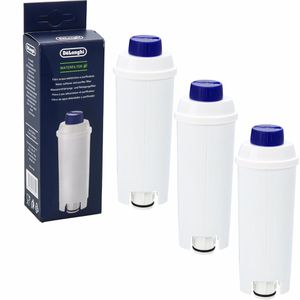 DeLonghi Filterpatrone DLSC002, 5513292811, für Kaffeevollautomaten, Wasserfilter, 3 Stück