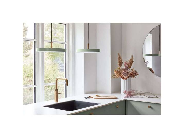 Asteria Suspension Mini Olive/Black Top - UMAGE - Salon / séjour - Métal