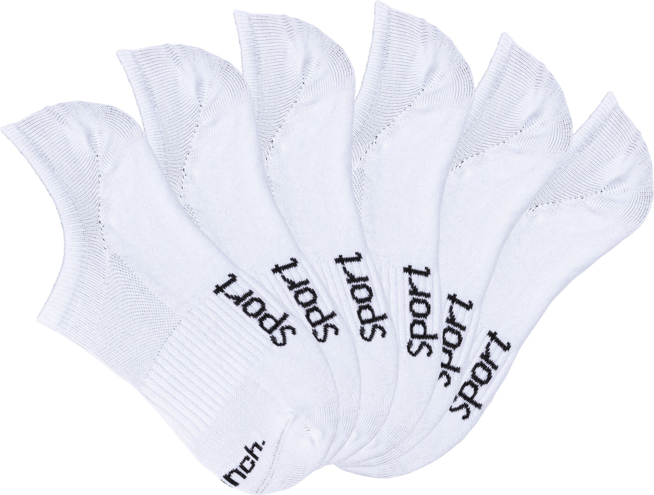 Sneakersocken BENCH., Herren, Gr. 35-38, weiss (6x weiß), Baumwollmischung, unifarben, elastisch, Socken Sneakersocken, nicht sichtbar in Sneakern 6x weiß 35-38