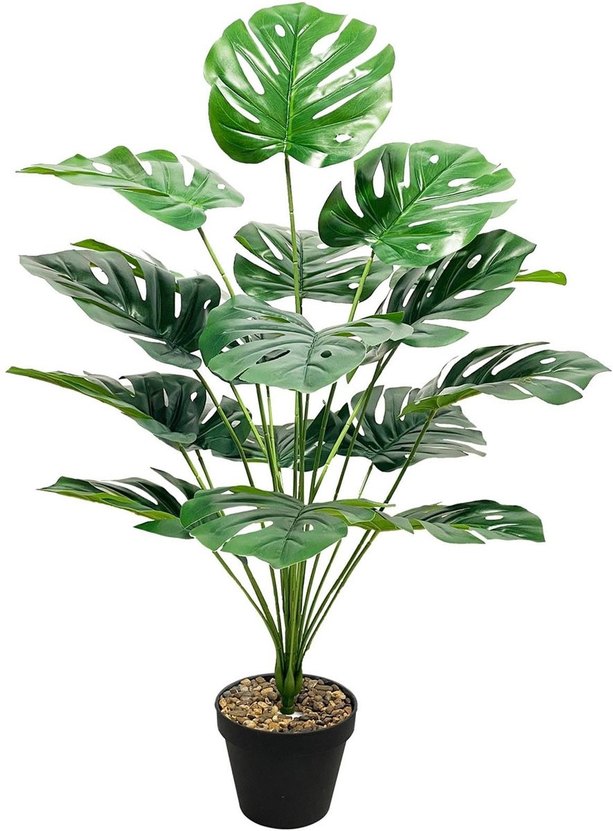 Dailygoods Kunstpalm 75 cm - UV-bestendige kunstplant voor binnen en buiten