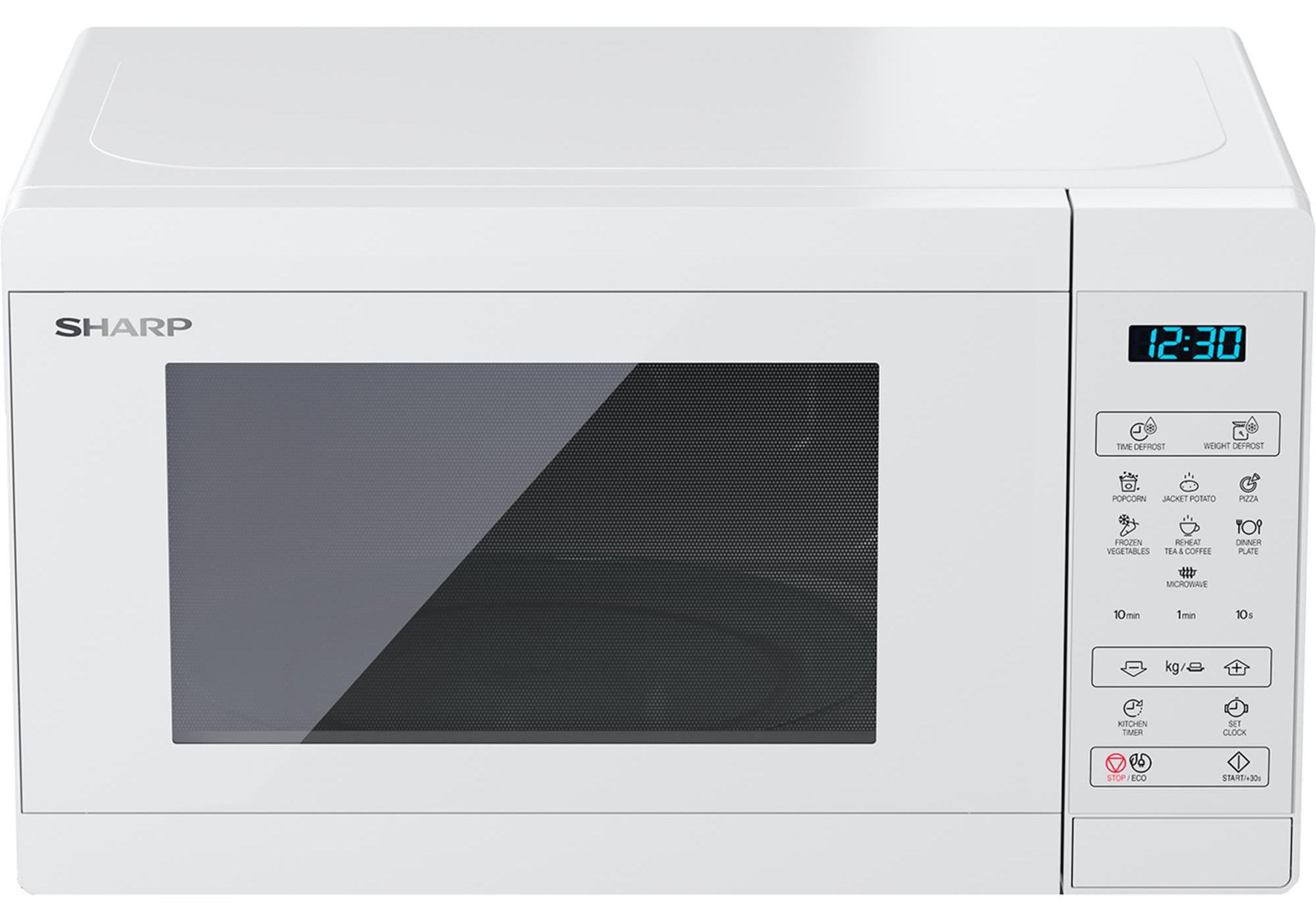 Sharp Magnetron YC-MS02E-C, wit, 20 liter, 800 W