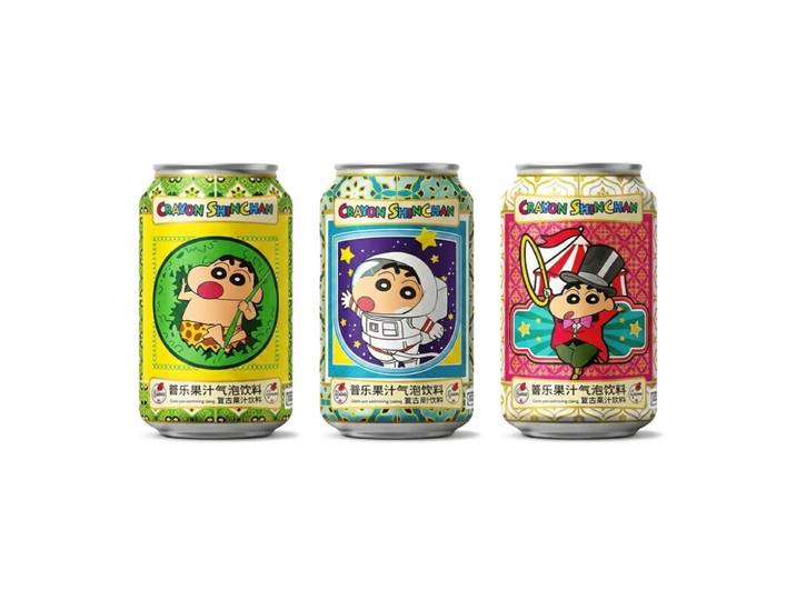 Crayon Shinchan Boisson Pétillante au Jus de Goyave 330 ml