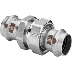 Viega Verschraubung mit SC Temponox 1760 in 15mm Stahl nichtrostend
