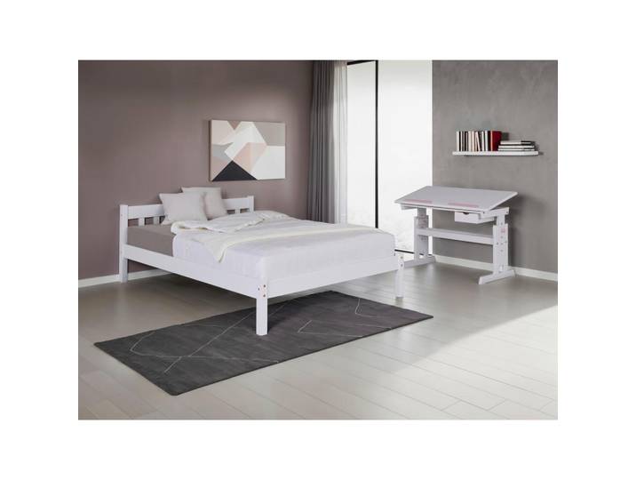 Mid.you Einzelzimmer, Weiß, Holz, Kiefer, massiv, Schlafzimmer, Schlafzimmer Komplett