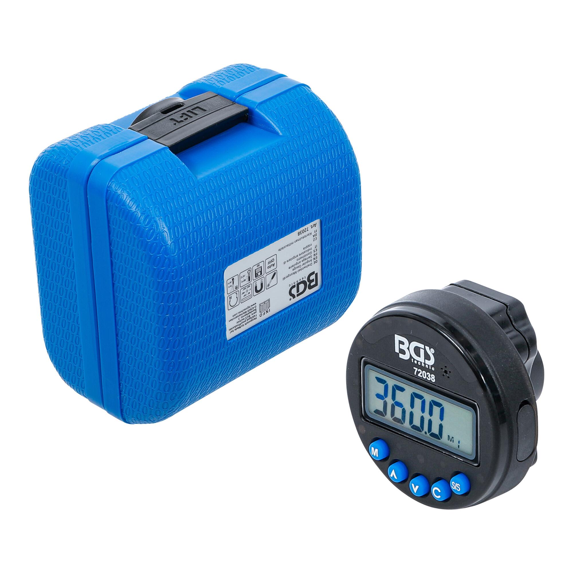 BGS Drehwinkel-Messgerät 72038, digital, mit Magnet ; BGS technic)