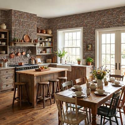 FUFU&GAGA "47"" x 23"" Faux River Rock Stone Panels (2 or 4 Pack), Class B2 Fire-Rated Polyurethane Cobblestone Siding"
