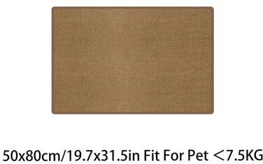Inspired Living Premium Cat Scratching Mat Sofa Protector Rug brown M