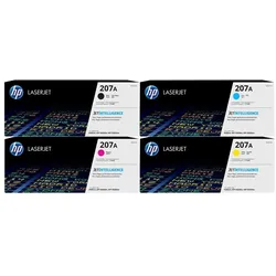 HP, Toner, 207A 4er Set (BK, C, M, Y)