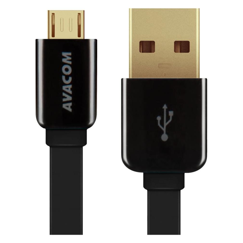 Avacom Kabel MIC-120K USB - Micro USB,, Äerná (1.20 m, USB 2.0) (08152KVG)