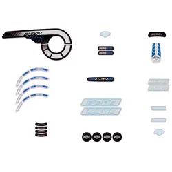 BERG Aufkleber-Set »Blue« für Buddy 2.0 Pedal-Gokarts