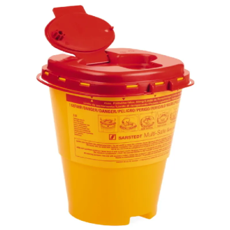 SARSTEDT AG & Co. KG Multi-Safe twin plus 2500 Kanülen-Entsorgungsboxen 2,5 Ltr. 77.3884.025