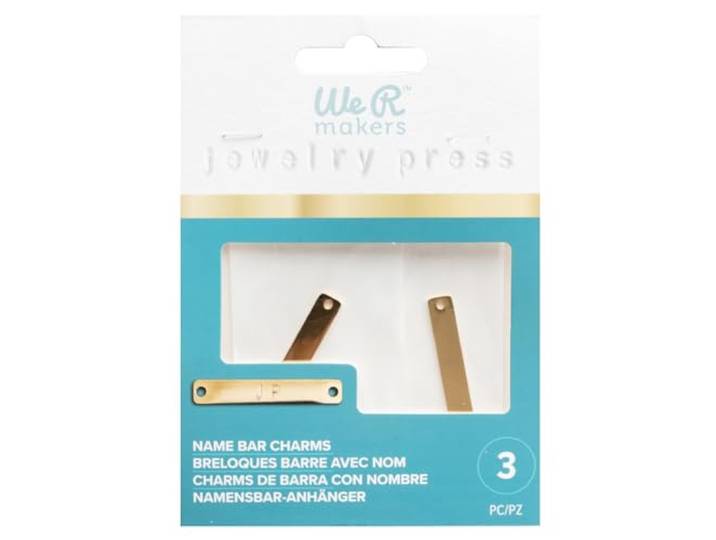 Artemio WR 3 NAME BAR CHARMS - JEWELRY PRESS 60000642