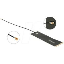 DELOCK 12540 - Antenne LoRa 863-928 MHz MHF, Stecker 1,68 dBi 1.13 Klebemontage