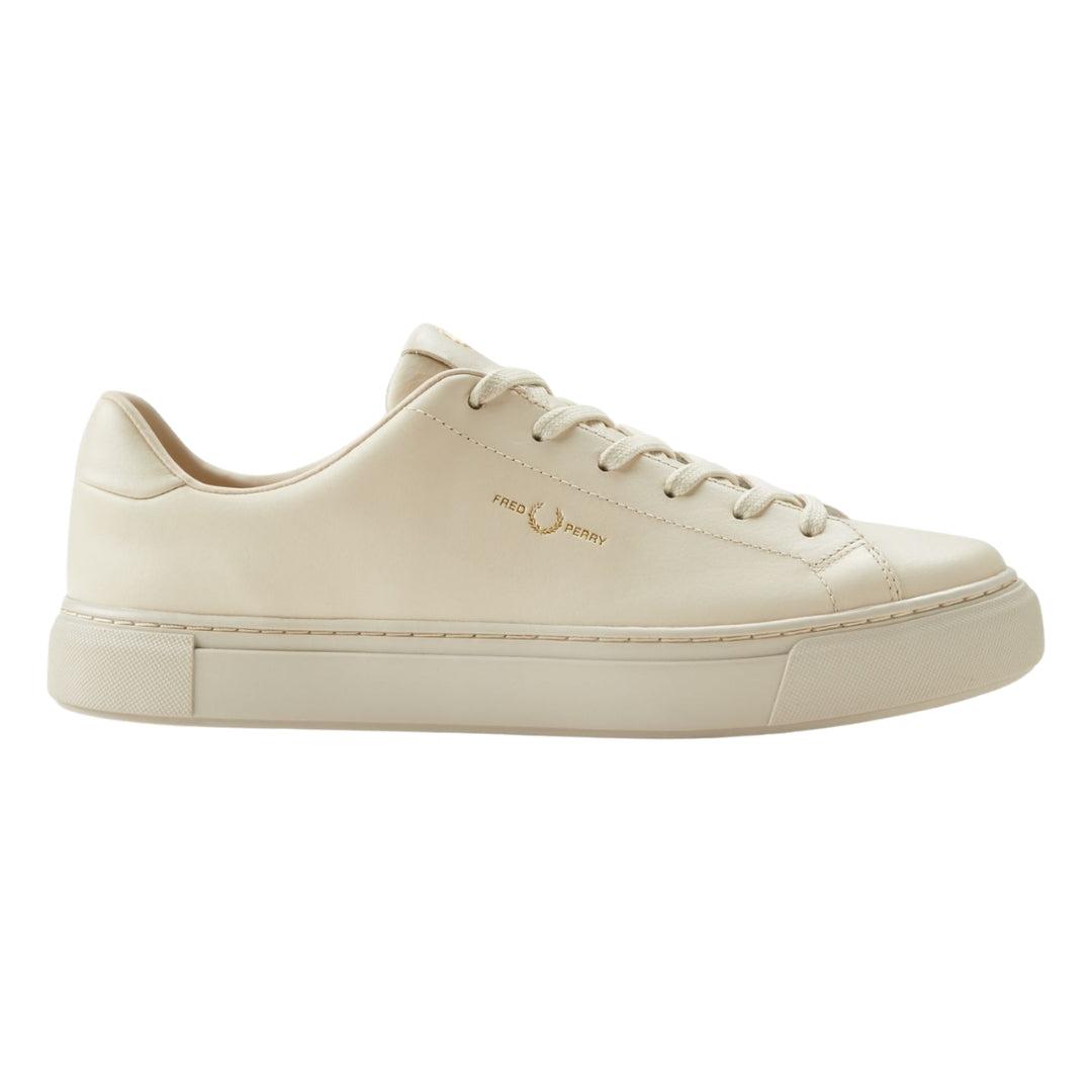 Fred Perry B71 Leder-sneaker In Haferflockenfarbe