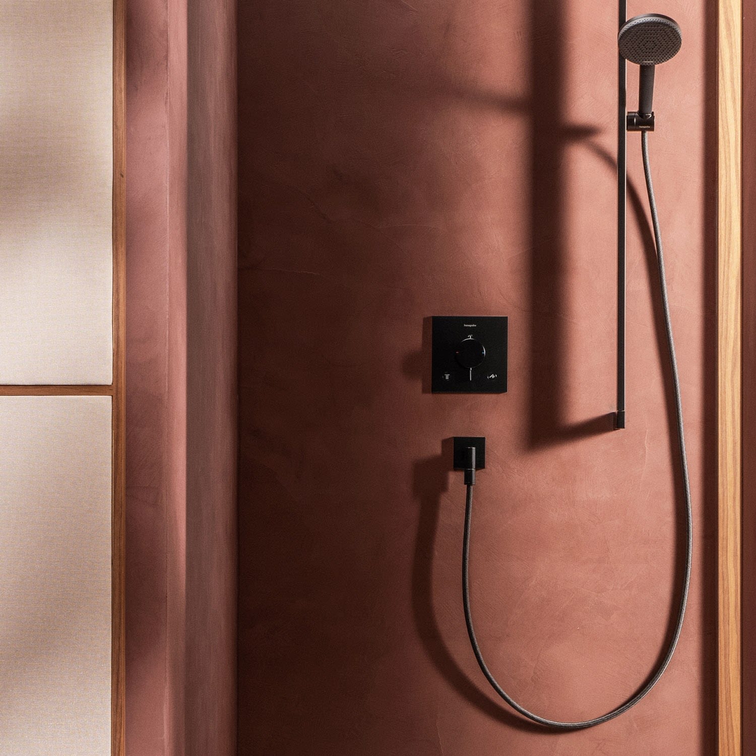 Hansgrohe FixFit Fine E Wandanschluss mit Rückflussverhinderer