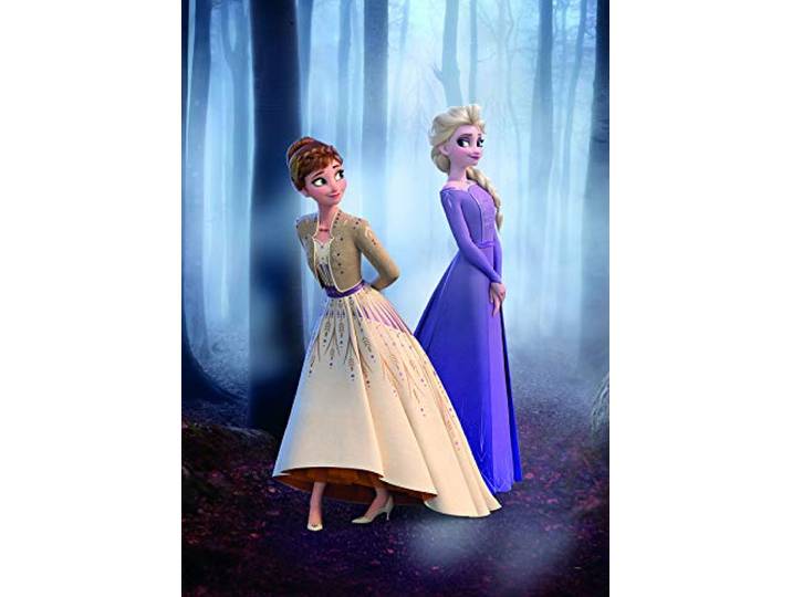 Komar Poster d'art Mural\, 50cm x 70cm\, Promenade en Bois Gelé
