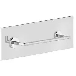 Gessi Anello Handtuchhalter, 300mm, zur Montage an einer Glaswand, 63824187, Farbe: Bronze Antik