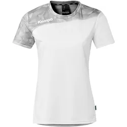 Kempa, Damen, Sportshirt, Trainings-T-Shirt Athletics 29 Women (XL), Weiss, Grau, XL