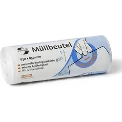 Emil Deiss 46928 Müllbeutel UNIVERSAL weiss 80 L HDPE Material, 630x850 mm