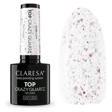 Claresa Top Crazy Quartz No Wipe Hybrid Top Coat 5g (Transparent, UV-Gel Lack) (59147429)