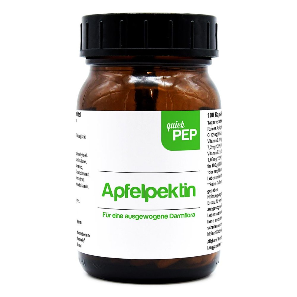 ALLPHARM Vertriebs GmbH Quickpep Apfelpektin Kapseln 19534075